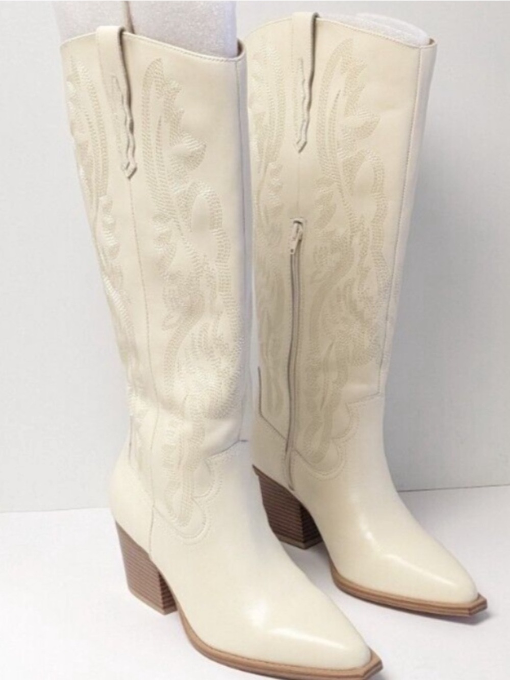 Crown Vintage Sila Western Boot - Off White - Picture 10 of 10
